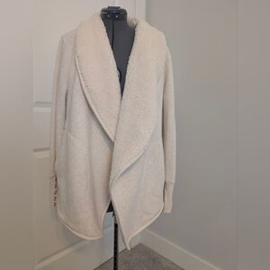UpWest Cream Shawl Collar Cardigan